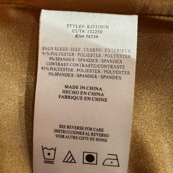 NWT KUT FROM THE KLOTH Faux Suede Moto Jacket - Picture 10 of 11